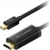 AlzaPower Core MiniDisplayPort na HDMI 4K 1 m čierny APW-CBMDPHD010B
