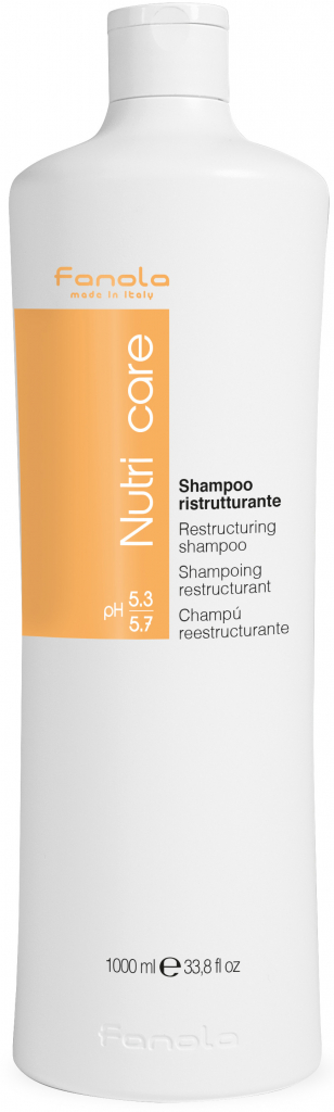 Fanola Nutri Care Shampoo regeneračný šampón na suché a poškodené vlasy 1000 ml