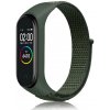 Xiaomi Nylónový náhradný náramok na suchý zips pre Mi Band 3/4/5/6/7 Farba: zelená army