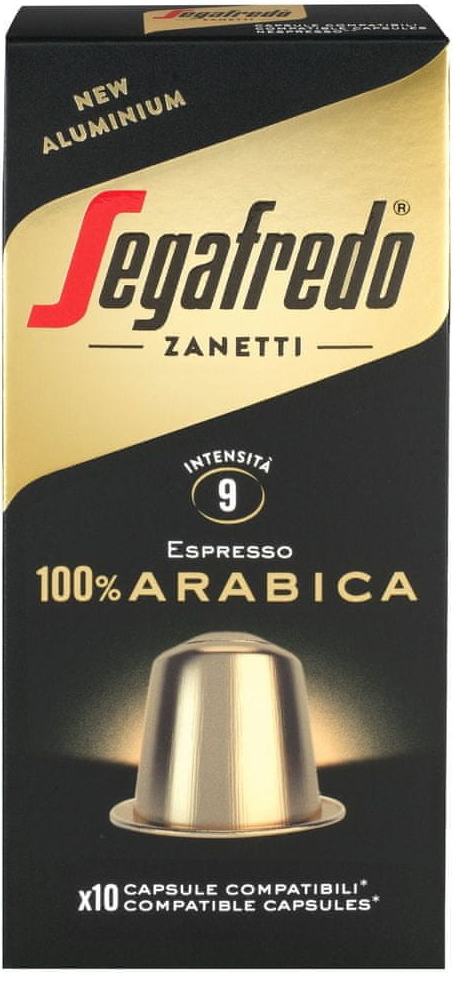 Segafredo Zanetti 100% Arabica kapsle 10 ks od 4,3 € - Heureka.sk