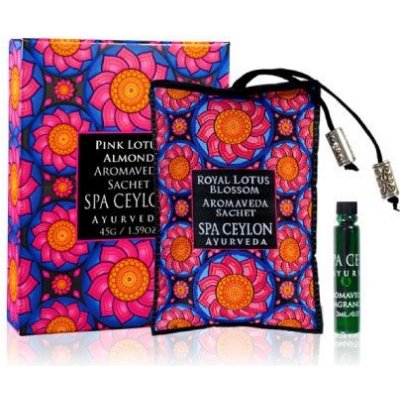 Spa ceylon PINK LOTUS ALMOND Aromaveda Sachet osviežovač vzduchu 45 g