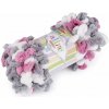 Pletacia priadza Alize Puffy color 100 g - (6070) fialovoružová