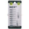 Herbadent HERo Electra Medzizubná kefka 1,2 mm (sivá) 10 nadstavcov pre elektrickú medzizubnú kefku