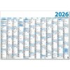 Plánovací jednolistový kalendár 2026