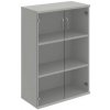 Policová skriňa Strong, 80x115,2x40 cm, sivá