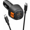 Spigen Essential 113W Car Charger EV1133 Black ACP09543 (ACP09543)