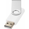 Otočný USB flash disk, 32GB, biela