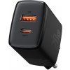 BASEUS 118216 BASEUS COMPACT CCXJ-B02 20W Sieťová nabíjačka USB / USB Typ-C čierna