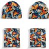 Takoy Panel so strihom L funkčný úplet set čiapka a nákrčník grey graffiti -NS-18279