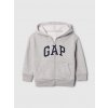 GAP Baby mikina s logom Sivá 5YRS Sivá Sivá