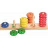 GOKI Triediaca hra Naučte sa počítať s drevenými krúžkami (58941)