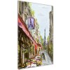 Vertikálny foto obraz fotografie na skle Eiffelová veža Paríž 50x100 cm
