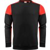 Printer Mikina Prime Crewneck, unisex COT61207181405-black/red 2XL Černá/červená