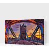 Vymalujsisam.sk Maľovanie podľa čísiel - Farebný Lodnýnsky most Veľkosť: 40x60cm, Rám: Na kartónovej doske