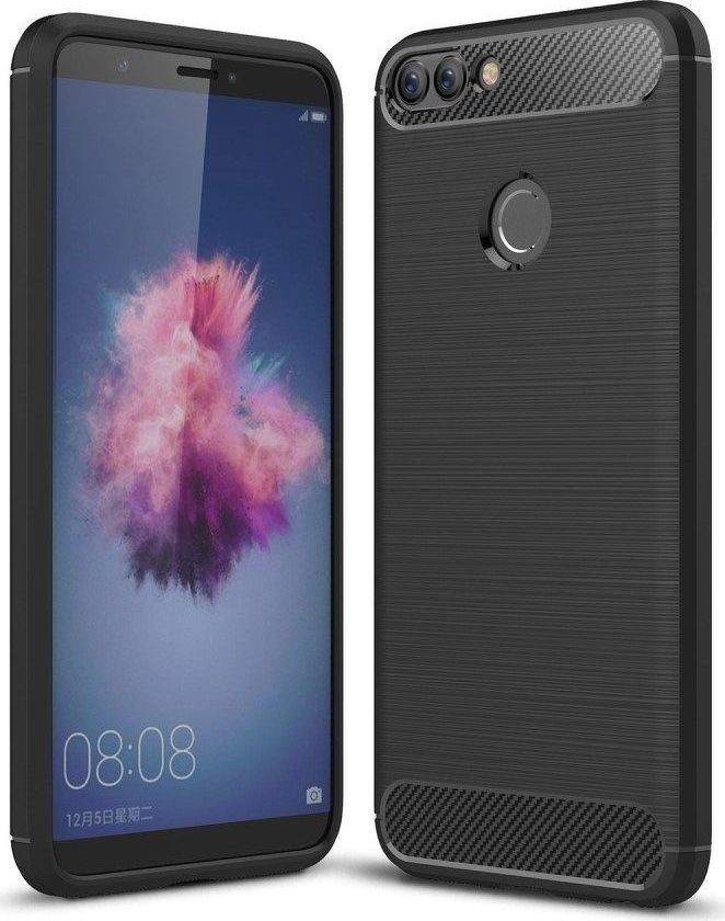 Púzdro Forcell CARBON HUAWEI P Smart čierne