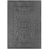 NORTHRUGS , Kusový koberec Duet Kona 106248 Black/White - na von aj na doma, 120x170, čiernobiela, chodba / predsieň