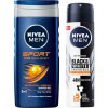 NIVEA MEN Sprchový gél 250ml + Antiperspirant v spreji 150ml + Lopta