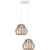 Belis | Luster na lanku BERGO 2xE27/60W/230V biela | BE0506