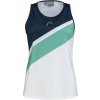 Head Performance Tank Top Women Print/Nile Green XS Tenisové tričko
