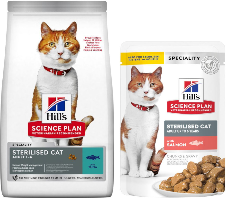 Hill\'s Feline Young Adult Sterilised Tuna 10 kg