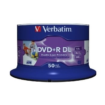 Verbatim DVD+R 8,5GB 8x, 10ks