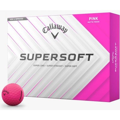 Callaway Supersoft Matte ružové 3 x 3 ks