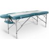Skladací masážny stôl TANDEM Profi A2D Duo Farba: bielo-tyrkysová 195*70 cm / 14,8 kg / 5 farieb