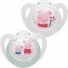 Cumlík NUK Star Peppa Pig 0-6m 2 ks, veľ. 0-6 m