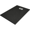 Mexen Hugo sprchový box obdélníkový SMC 130 x 90 cm, černý, kryt inox - 42709013-X