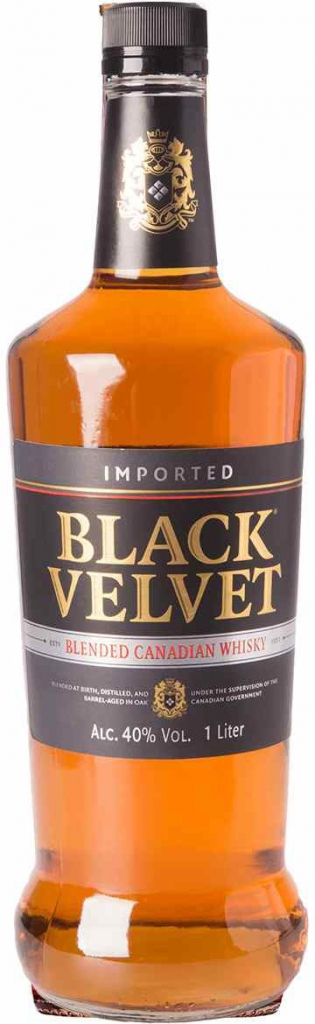 Black Velvet 40% 0,7 l (čistá fľaša)