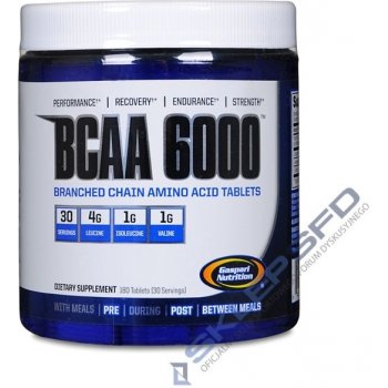 Gaspari BCAA 6000 180 tabliet od 29,99 € - Heureka.sk