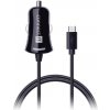 Adaptér do auta Connect IT, Micro USB, 2,1A - 1,5 m čierny