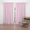 Sablio Záves Bledo ružová: 2 ks 140x250 cm