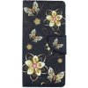 Puzdro na mobil TopQ Xiaomi Redmi Note 8 Pre knižkové Zlaté kvety 54628 (SUN-54628)