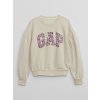 GAP 773157-02 dětská mikina s logem béžová