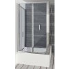 Polysan DEEP obdĺžnik sprchová zástena na vaničku 100x90x165cm Číre/Chróm Skladacie dv L/P SPH MD1910MD3316