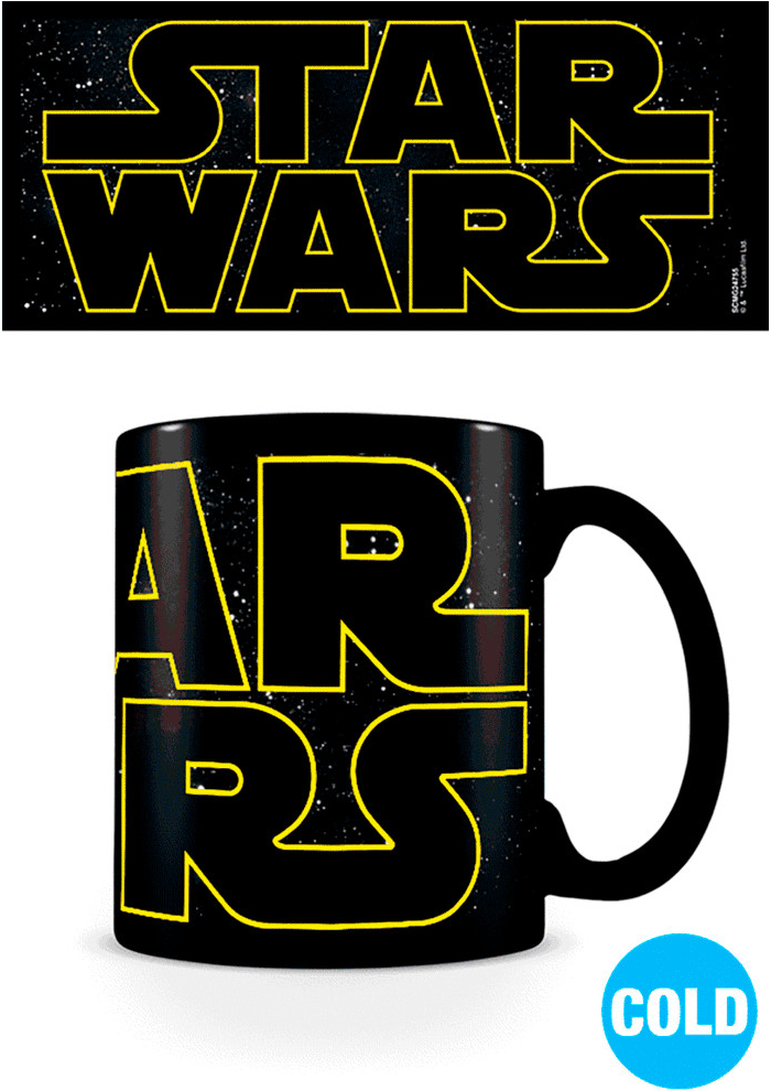 Star Wars: logo, měnící se hrnek, 315 ml