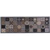 Rohož Kitchen patchwork tiles sivá, Rozmery 1.50 x 0.50