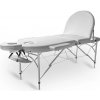 Skladací masážny stôl TANDEM Profi A3D Oval Farba: biela 195*70 cm / 14,6 kg / 2 farby