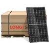 PALETA 36ks, fotovoltaický solárny panel LONGi Solar 480Wp čierny rám, zadný kontakt