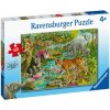 RAVENSBURGER Zvířata z džungle 60 dielov