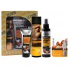 Dr. Santé Argan posilňujúci šampón pre poškodené vlasy 250 ml + bezoplachové sérum v spreji 150 ml + obnovujúci krém na ruky 75 ml + balzam na pery 4 g darčeková sada