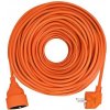 Solight prodlužovací přívod - spojka, 1 zásuvka, 25m, 3 x 1,5mm2, oranžová PS09