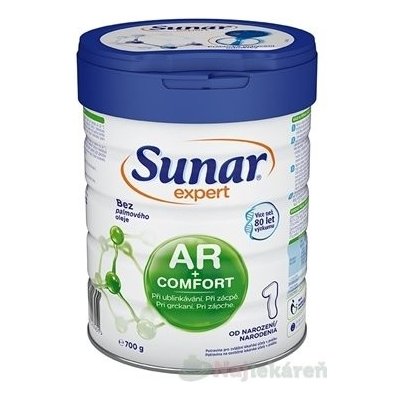 Sunar Expert AR+COMFORT 1 dojčenská výživa (od narodenia) 700 g