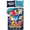 Halantex · Obojstranné posteľné obliečky z mikrovlákna Ježko Sonic - 70 x 90 cm + 140 x 200 cm - zipsové zapínanie