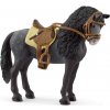 Schleich 42708 Klisna Pura Raza Espanola Stallion se sedlem a uzdou