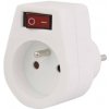 NONAME Konnoc DX-FZBK-01/01A rozbočka 1x zásuvka s vypínačem 434008,00