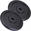 Sada liatinových kotúčov 20 kg, 2x10 kg, 30/31 mm, čierne