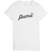 Puma Dámske tričko ESSENTIALS + BLOSSOM SCRIP TEE biela čierna