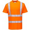 PORTWEST Portwest S170 Bavlnené komfortné tričko s krátkym rukávom - Oranžová, M Oranžová, M